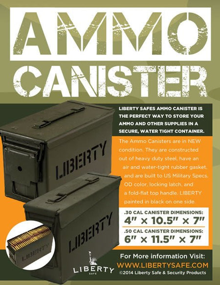 AMMO CANNISTER .30 CALIBER - MWGUNSAFES