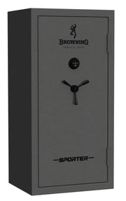 SPORTER 23 SAFE| 60 MINUTE FIRE RATING AT 1400 DEGREES | 58"HX29.5"WX20"D | 12 GAUGE STEEL - MWGUNSAFES