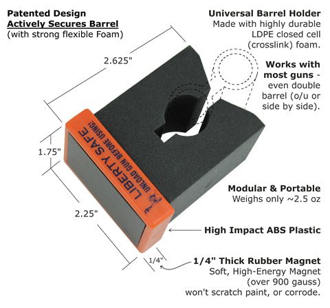 MAGNET GUN CADDY | Safe Accessories | MWGUNSAFES | MWGUNSAFES
